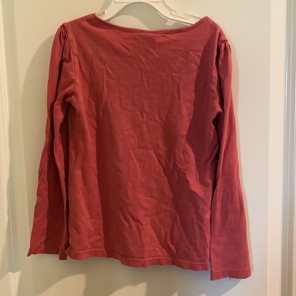 🎀2/$8🎀 Girls LS shirt with tie top - Picture 5 of 5